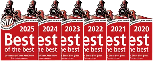 Six consecutive Chattanooga Times Free Press People's Choice Awards for Best Tree Service 2020-2025